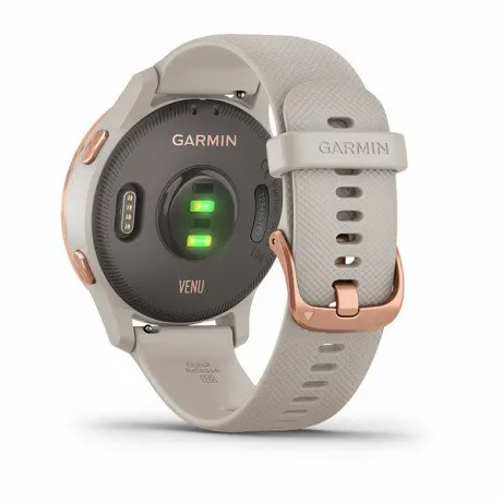 Смарт-часы с GPS Garmin VENU песочного цвета с золотистым безелем - Фото 3