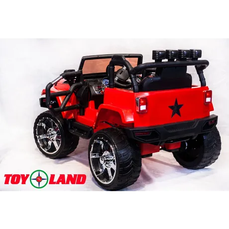 Электромобиль ToyLand Jeep SH 888 красный - Фото 5
