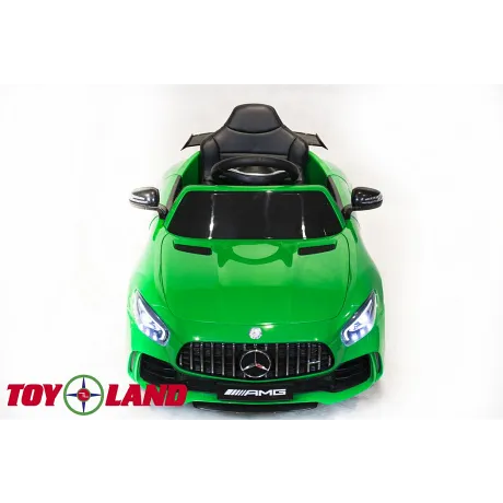Электромобиль ToyLand Mercedes-Benz GTR зеленый - Фото 3