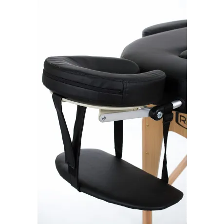 Складной массажный стол RESTPRO VIP OVAL 3 Black - Фото 8