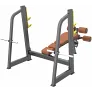 Скамья-стойка для жима под углом вниз DHZ Olympic Decline Bench E-1041В - Фото 7