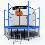 Батут i-Jump Basket 8ft blue - Фото 3