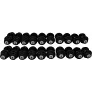 Гантельный ряд ZSO 27,5 кг - 50 кг (10 пар), шаг 2,5 кг, BASIC - Фото 3
