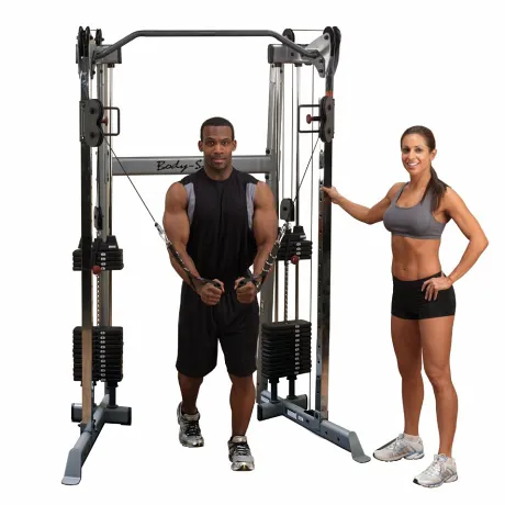 Кроссовер угловой с двумя весовыми стеками Body Solid по 72,5 кг - Фото 2