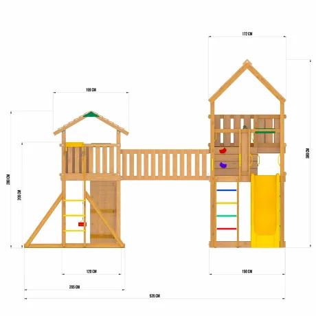 Игровая площадка Jungle Gym JВ2 "Килиманджаро" - Фото 4