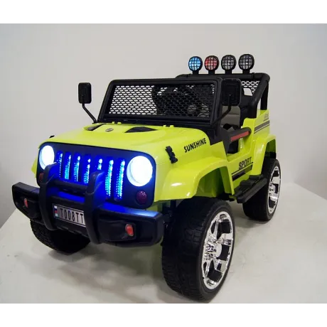 Электромобиль RiverToys JEEP T008TT (зеленый) - Фото 15
