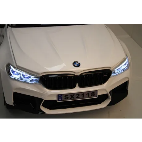 Детский электромобиль BMW M5 Competition (A555MP) белый - Фото 3