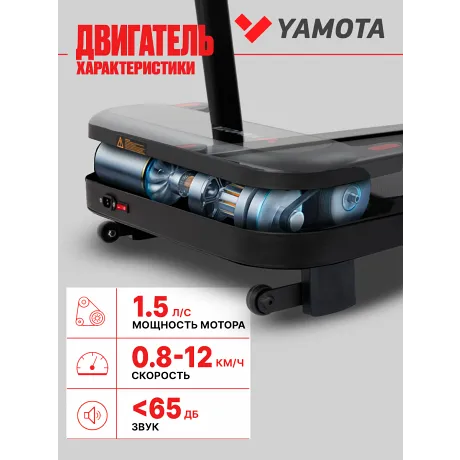 Беговая дорожка YAMOTA COMPACT B - Фото 15