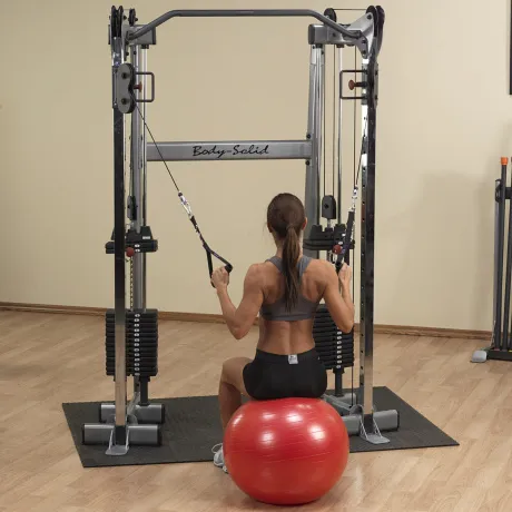 Кроссовер угловой с двумя весовыми стеками Body Solid по 72,5 кг - Фото 7