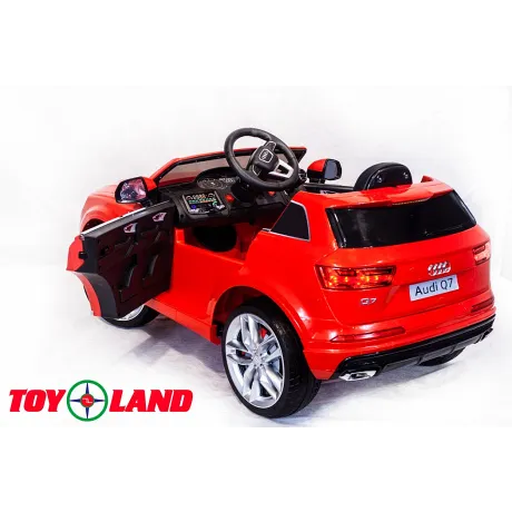 Электромобиль ToyLand Audi Q7 красный - Фото 5