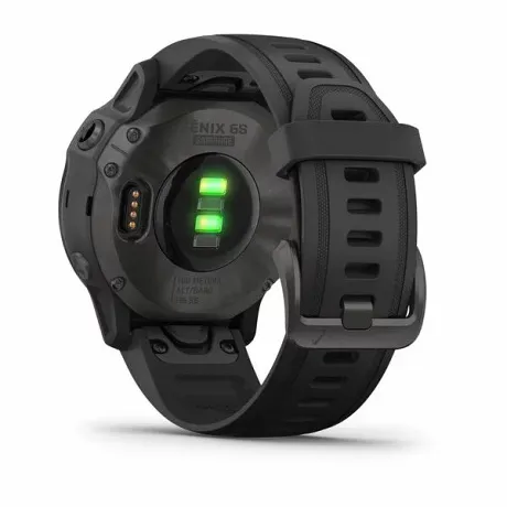 Часы Garmin FENIX 6S Sapphire серый DLC с черным ремешком - Фото 7