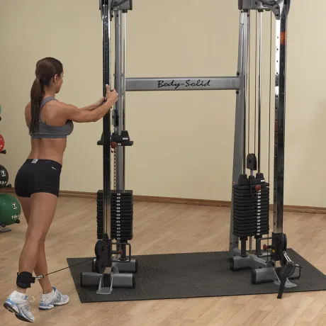 Кроссовер угловой с двумя весовыми стеками Body Solid по 72,5 кг - Фото 5