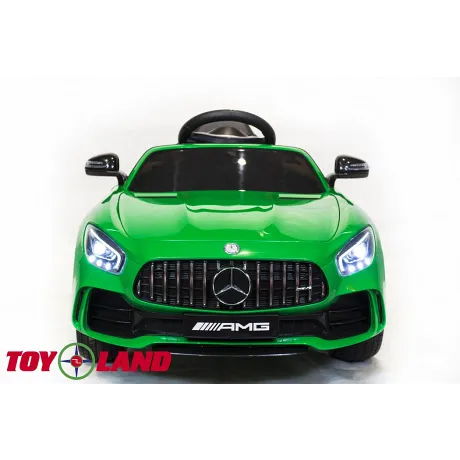 Электромобиль ToyLand Mercedes-Benz GTR зеленый - Фото 2
