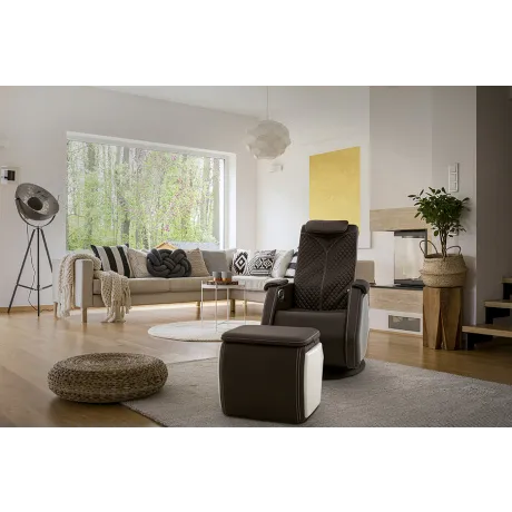 Массажное кресло Casada Smart 5 черно-белый - Фото 16