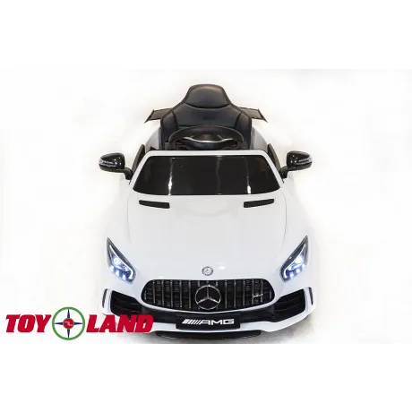 Электромобиль ToyLand Mercedes-Benz GTR белый - Фото 3